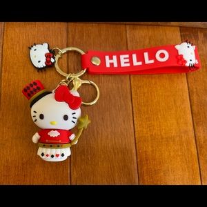 HELLO KITTY-NWT Key Chain & Stickers Combo
